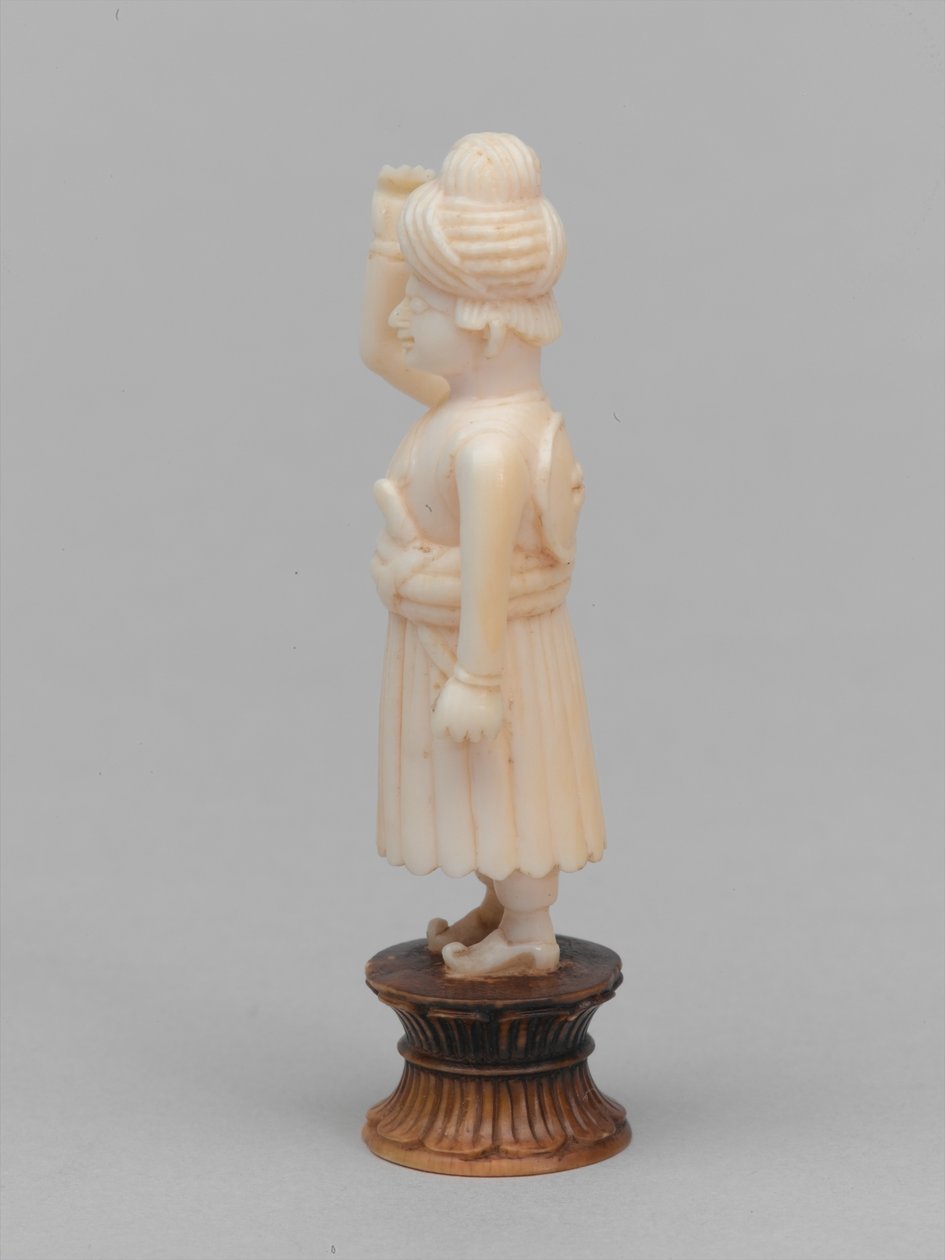 Musta sotilas, shakkinappula, Intia, 1820 noin tekijältä Frank Mason Good