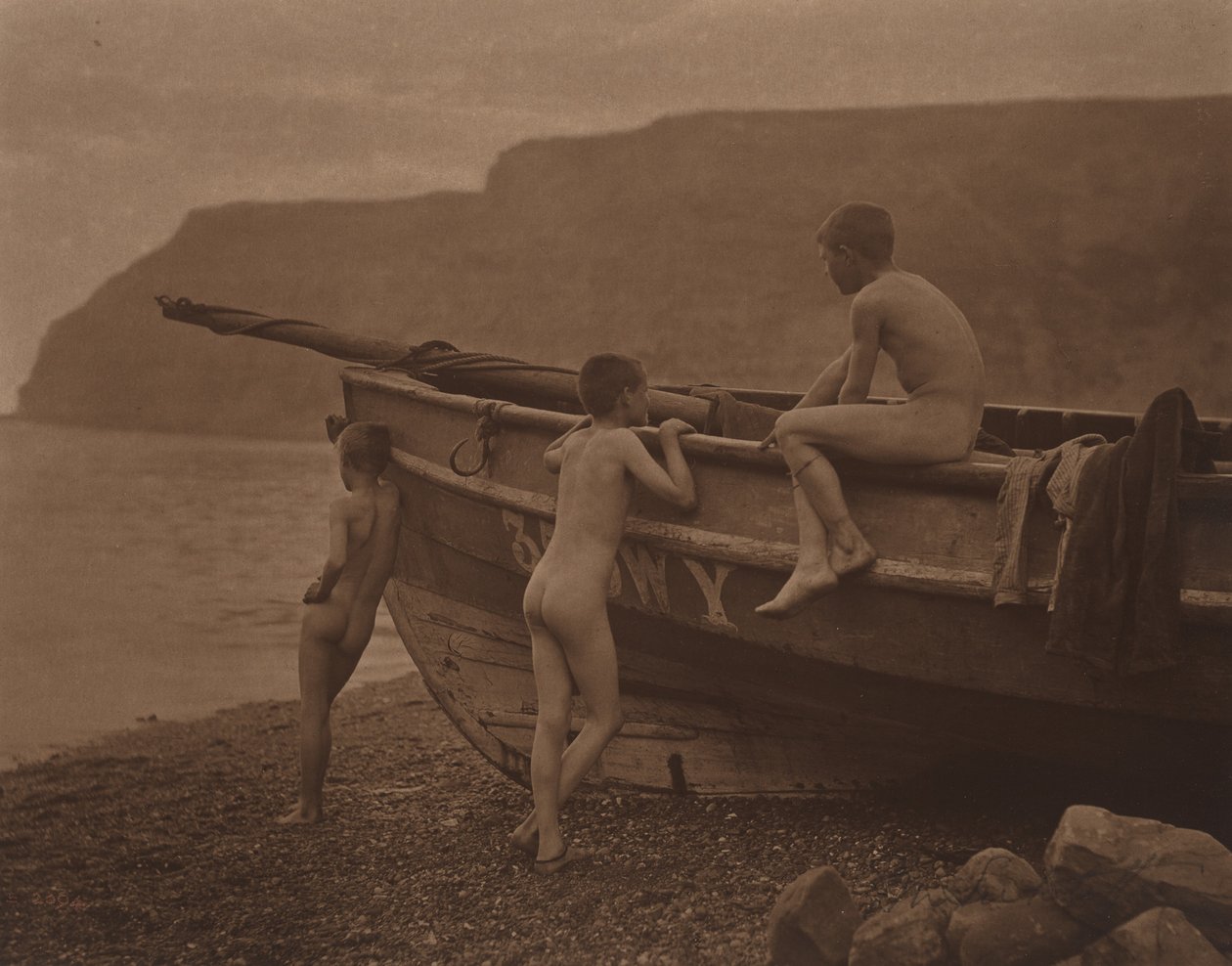 Teoksessa Puris Naturalibus Luonnontilassa, 1880-luku. tekijältä Frank Meadow Sutcliffe