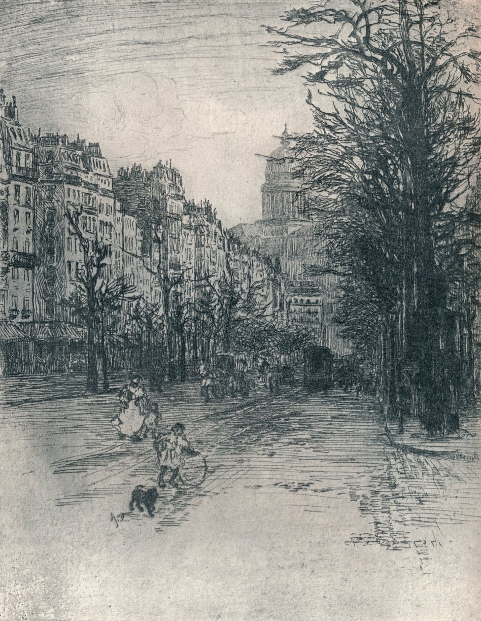 Avenue Des Gobelins, Pariisi, 1908 tekijältä Frank Milton Armington