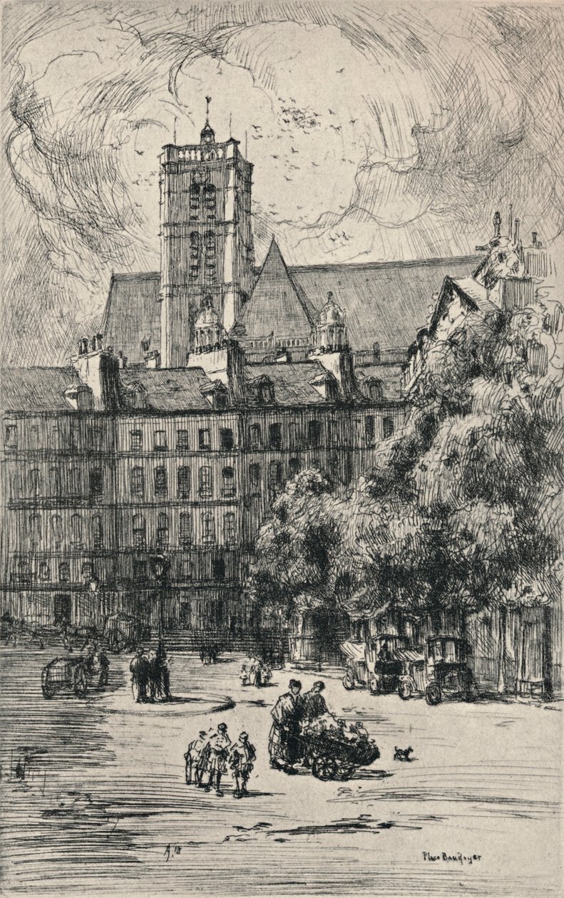 Place Baudoyer, 1915 tekijältä Frank Milton Armington