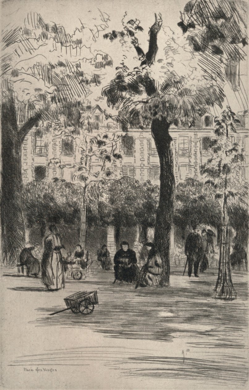 Place des Vosges, 1915 tekijältä Frank Milton Armington