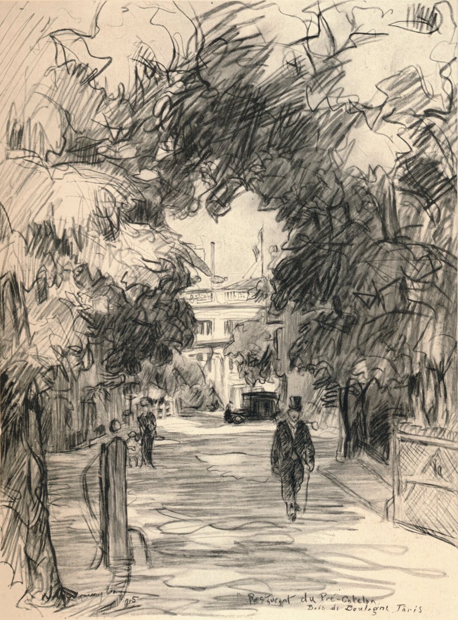 Pre-Catelan-ravintola, Bois de Boulogne, 1915 tekijältä Frank Milton Armington