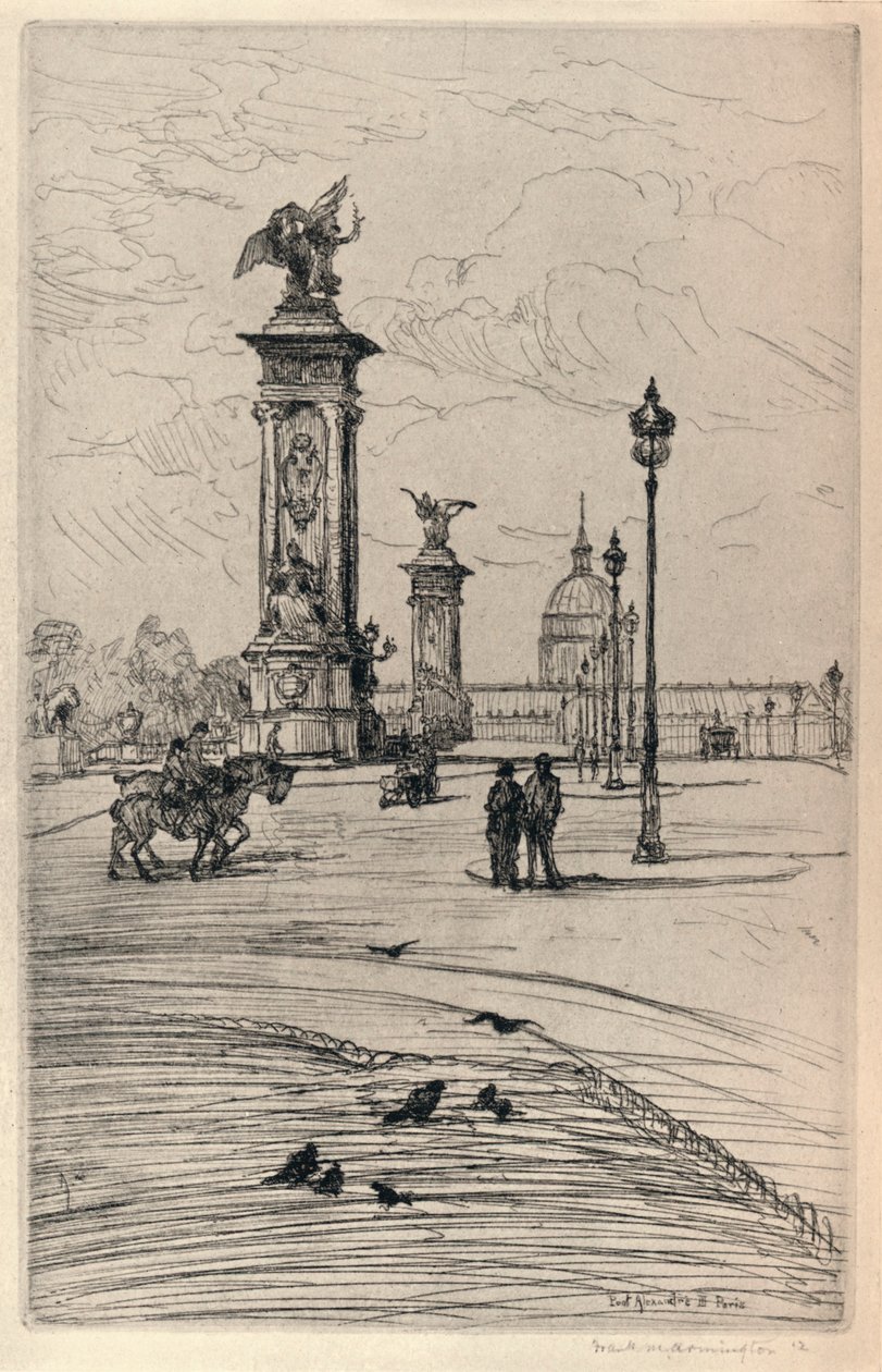 Pont Alexandre III, 1915 tekijältä Frank Milton Armington