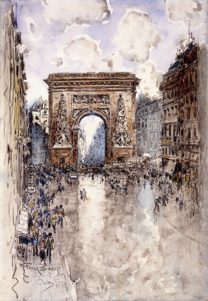 Porte St. Denis, Pariisi, tekijältä Frank Myers Boggs