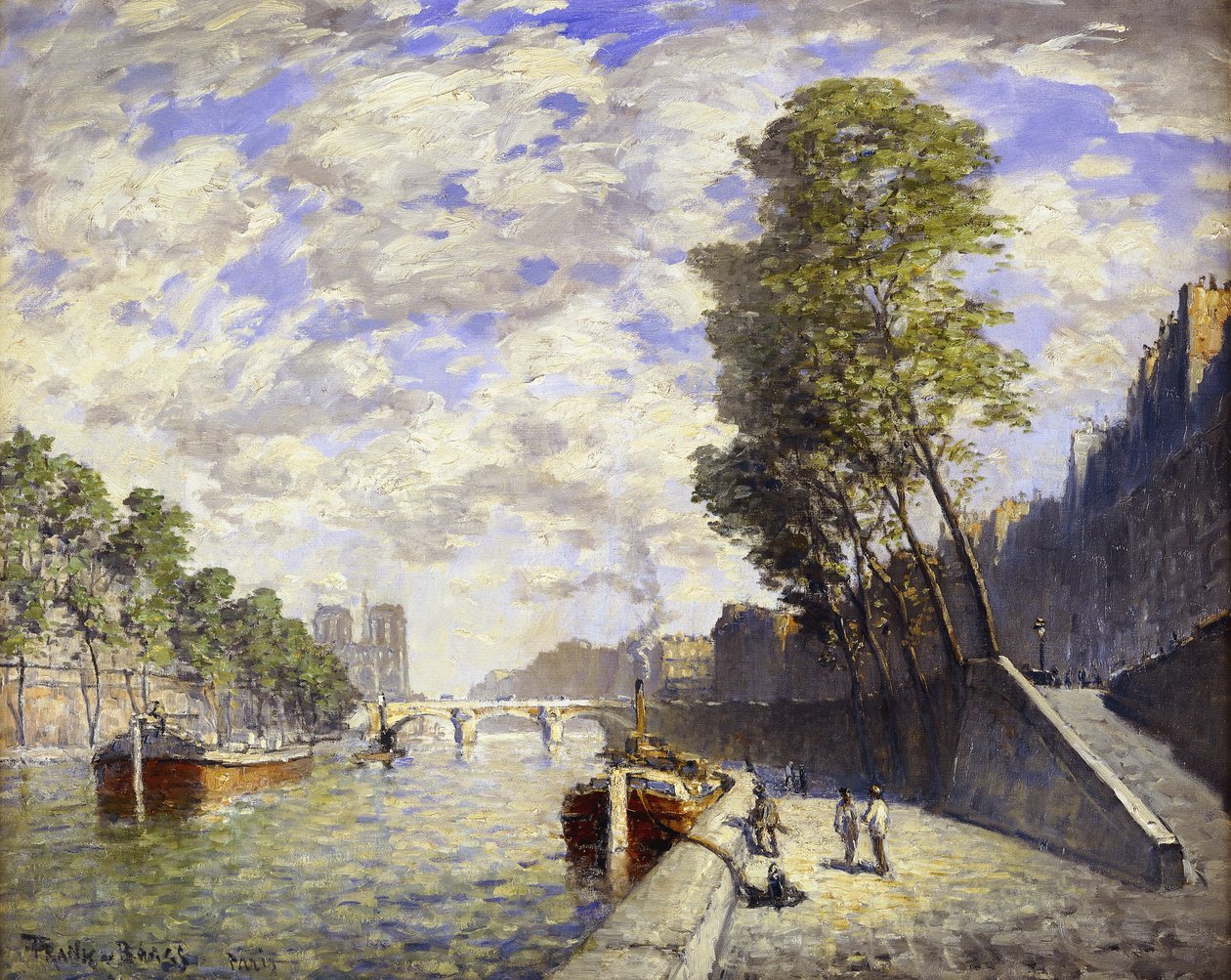 Quai des Grands-Augustine, Pariisi, tekijältä Frank Myers Boggs
