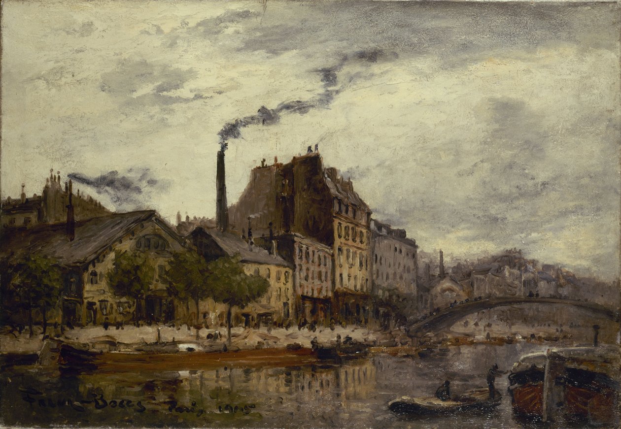 The Quay de Valmy, 1905 tekijältä Frank Myers Boggs