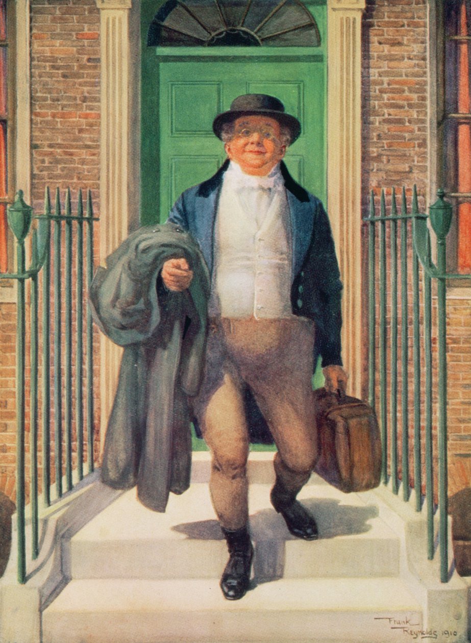 Mr Pickwick lähtee 48 Doughty Streetiltä tekijältä Frank Reynolds