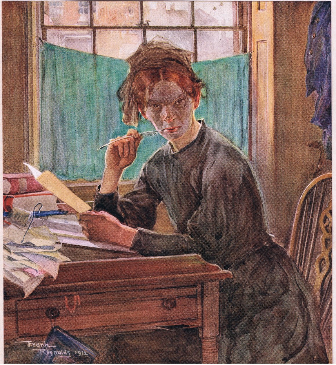 Sally Brass, n.1920 (värilitro). tekijältä Frank Reynolds