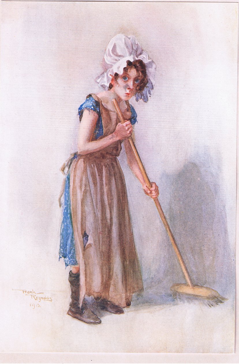 Maaherratar, n.1920 (värilitografia). tekijältä Frank Reynolds