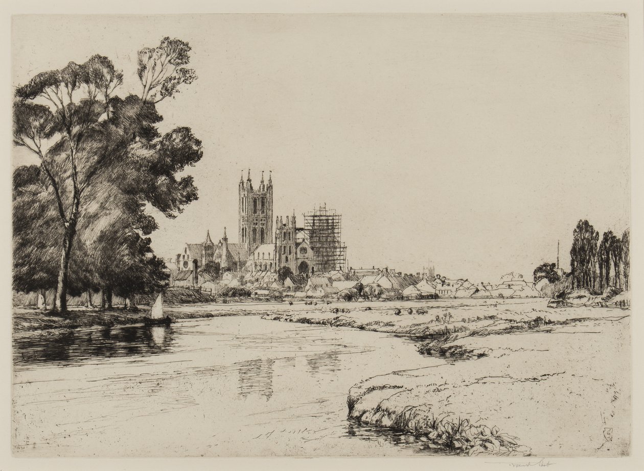 Canterbury Meadowsista, 1930 tekijältä Frank Short