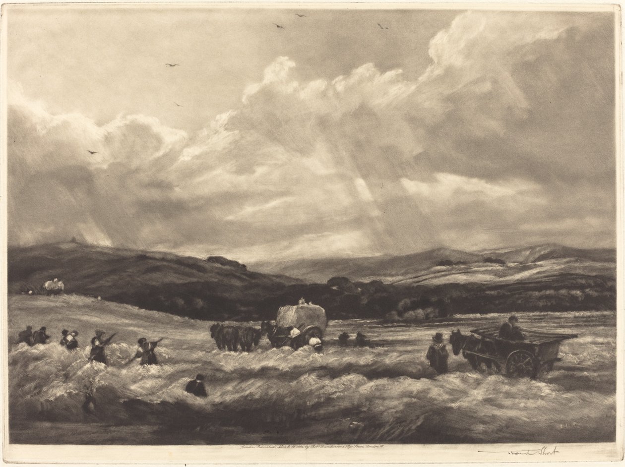 Hayfield Yorkshiressa, 1904. tekijältä Frank Short