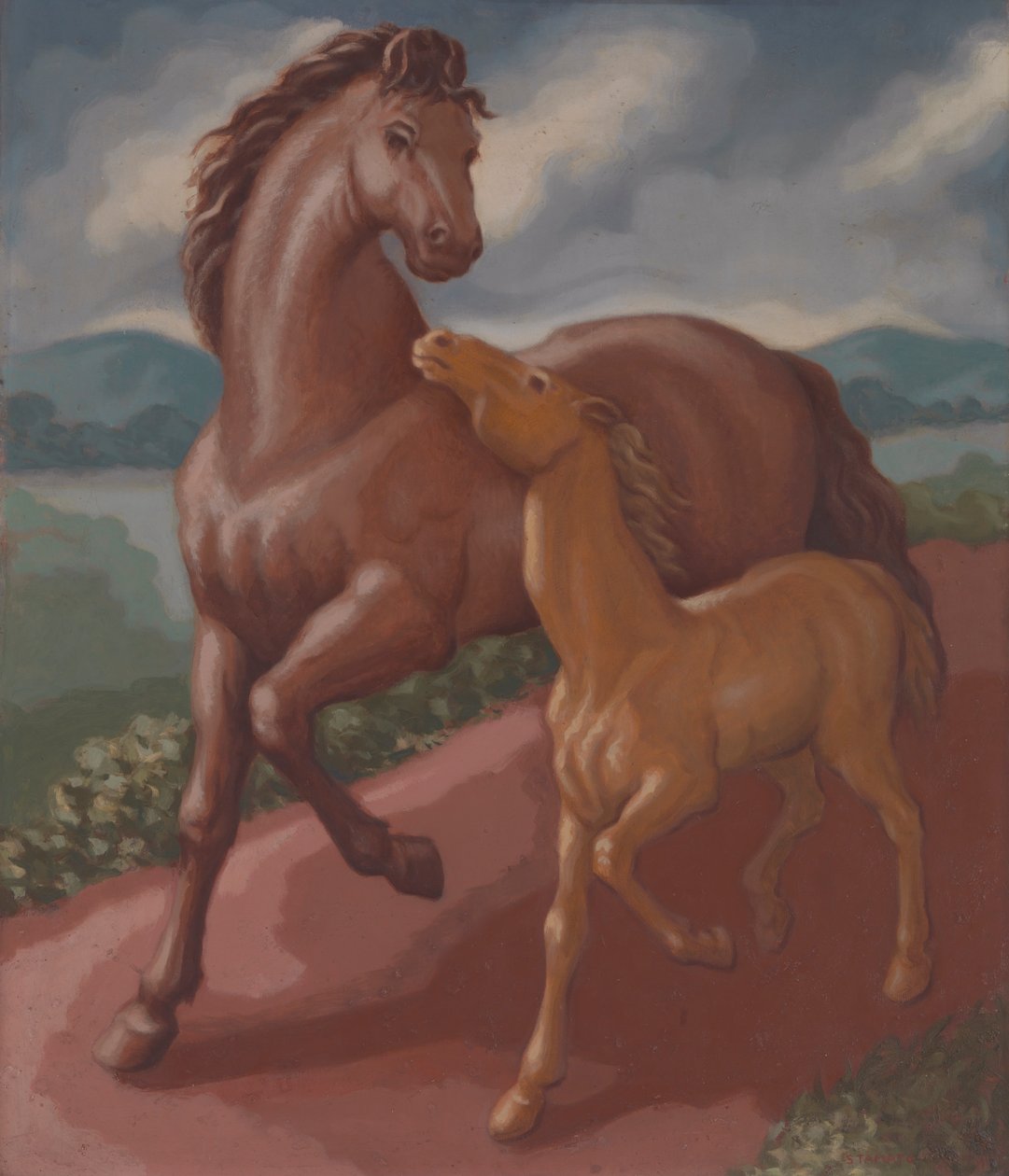 Filly ja Colt, 1934. tekijältä Frank Stamato
