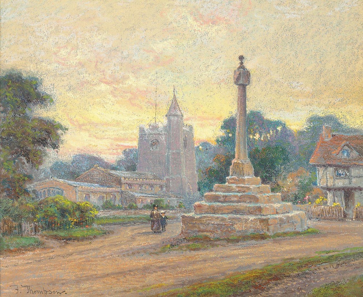 Ombersley Cross, Worcester, Dusk tekijältä Frank Thompson