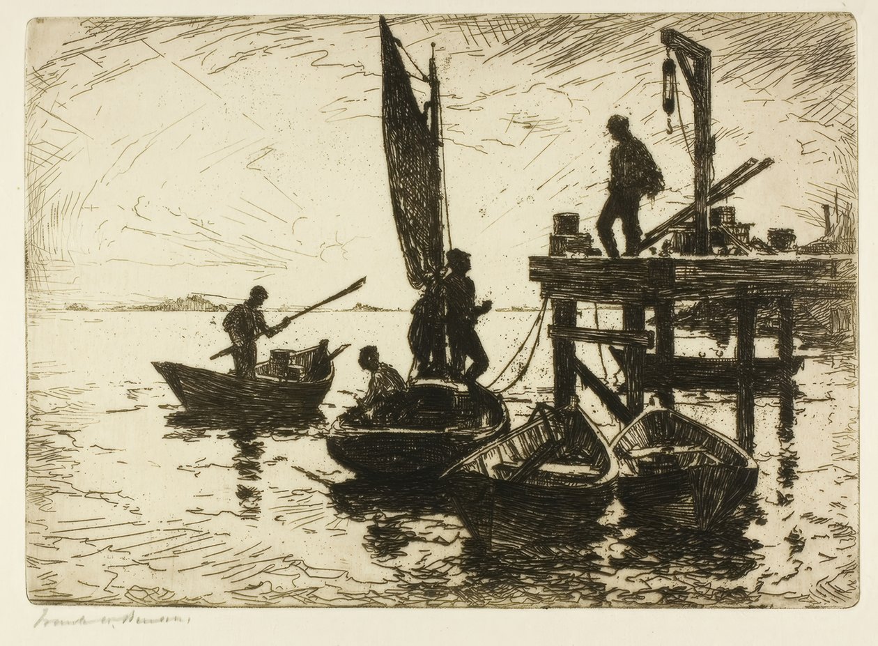 Veneet aamunkoitteessa tekijältä Frank Weston Benson