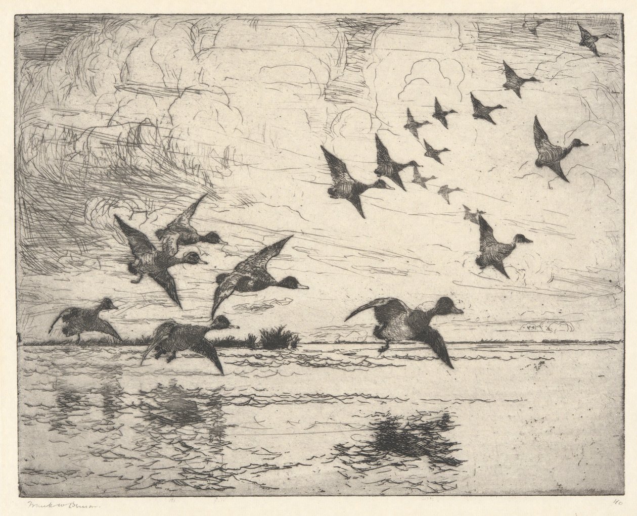 The Alarm P. 111 Pub. St. tekijältä Frank Weston Benson