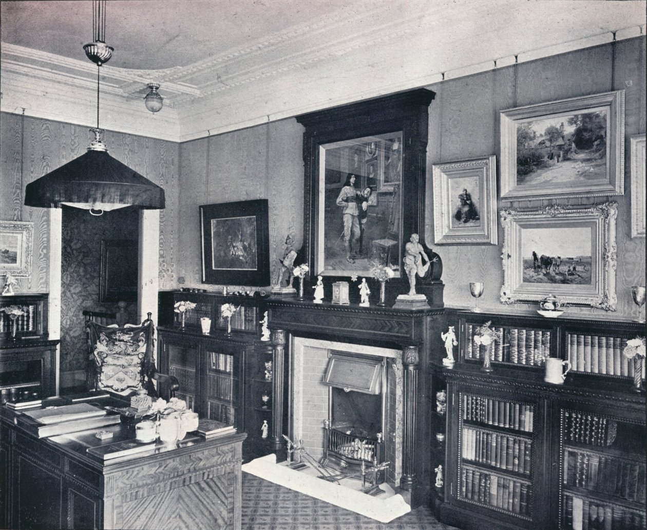 Kapteeni Harveyn kirjasto, Hampstead, 1903 tekijältä Frank William Brookman