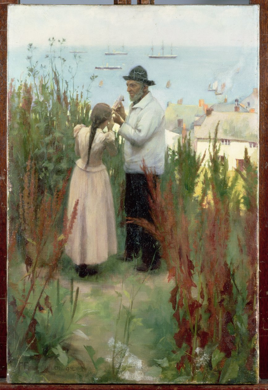 Sataman toisella puolella, 1892 tekijältä Frank Wright Bourdillon