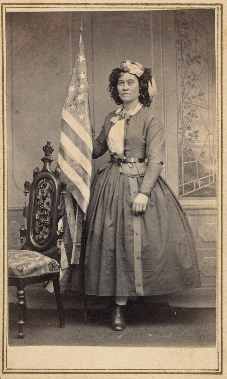 Emma Marsh, noin 1861 (kuva). tekijältä Franklin Benjamin Gage