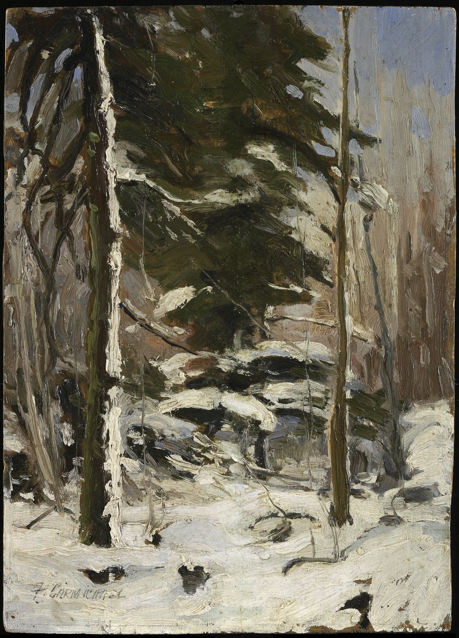 Edge of the Wood, noin 1914 tekijältä Franklin Carmichael