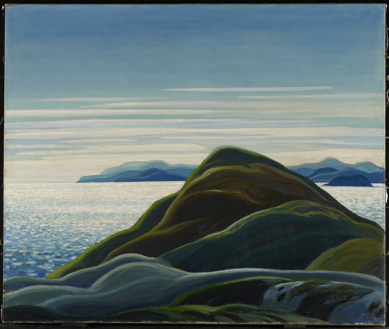 North Shore, Lake Superior, 1927 tekijältä Franklin Carmichael