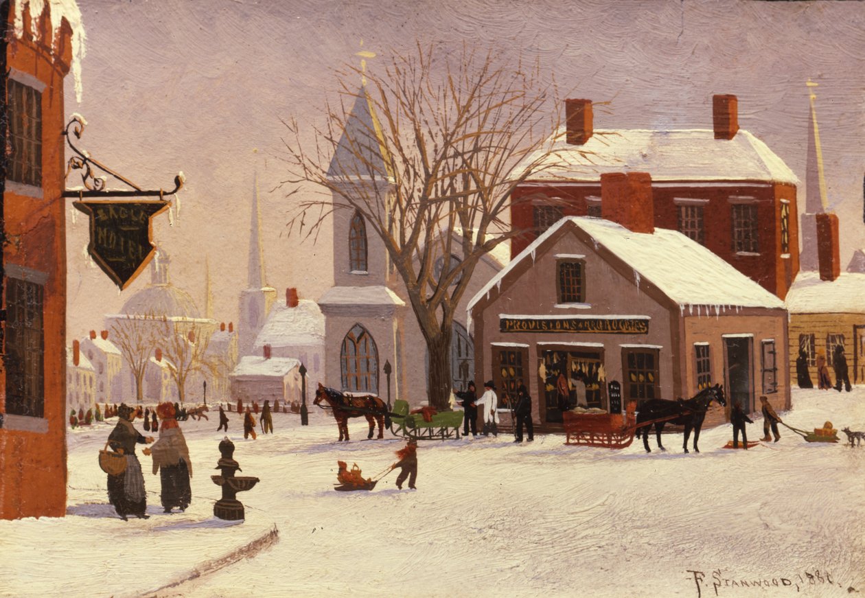 Joulu Connecticutissa, 1880 tekijältä Franklin Stanwood