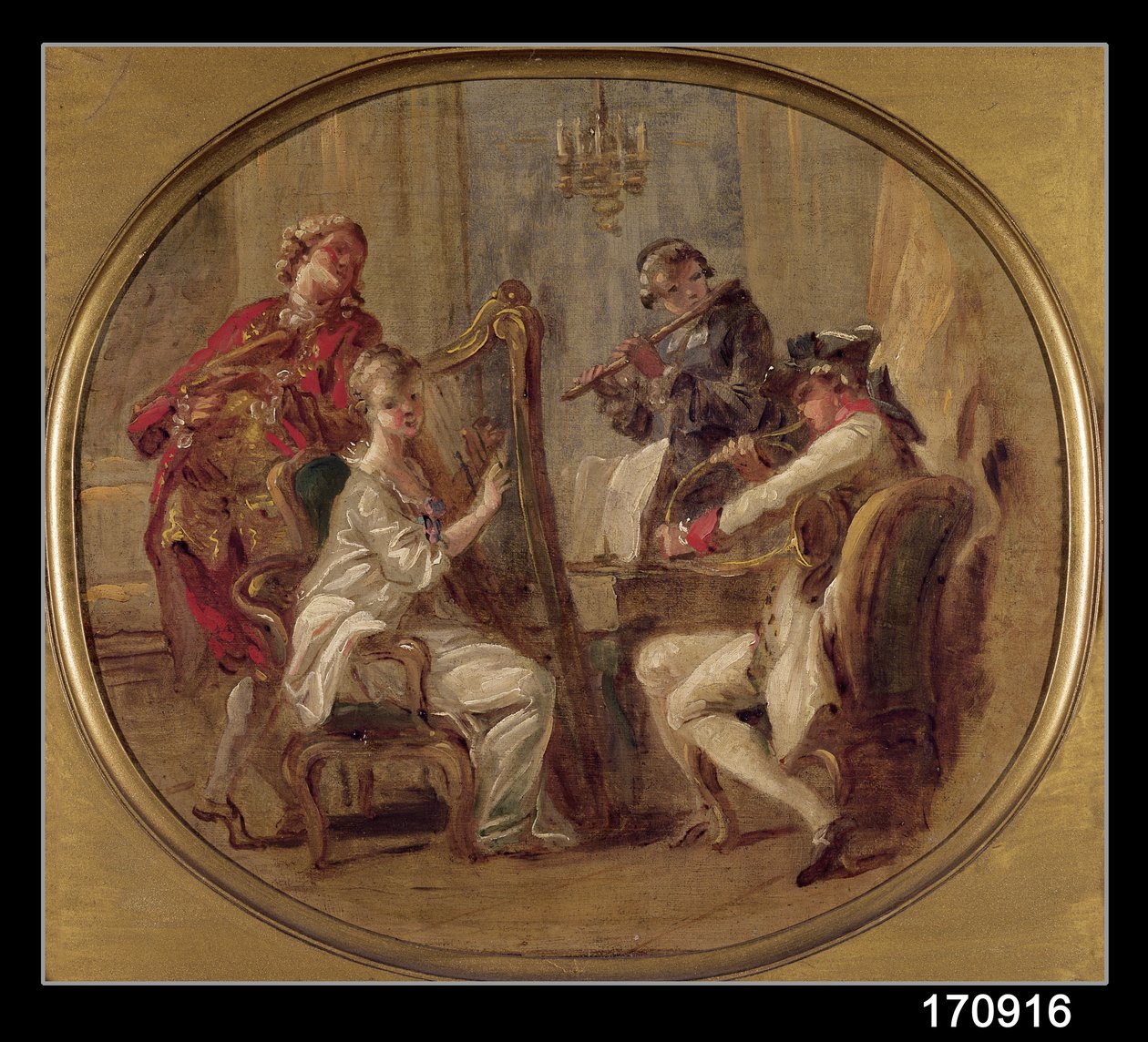 Konsertti neljällä hahmolla, n. 1774 tekijältä François André Vincent