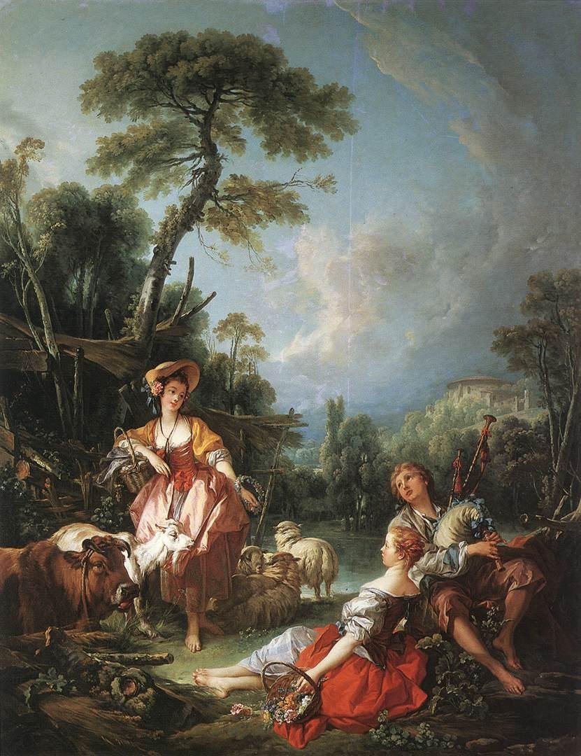 Kesän pastoraali tekijältä François Boucher