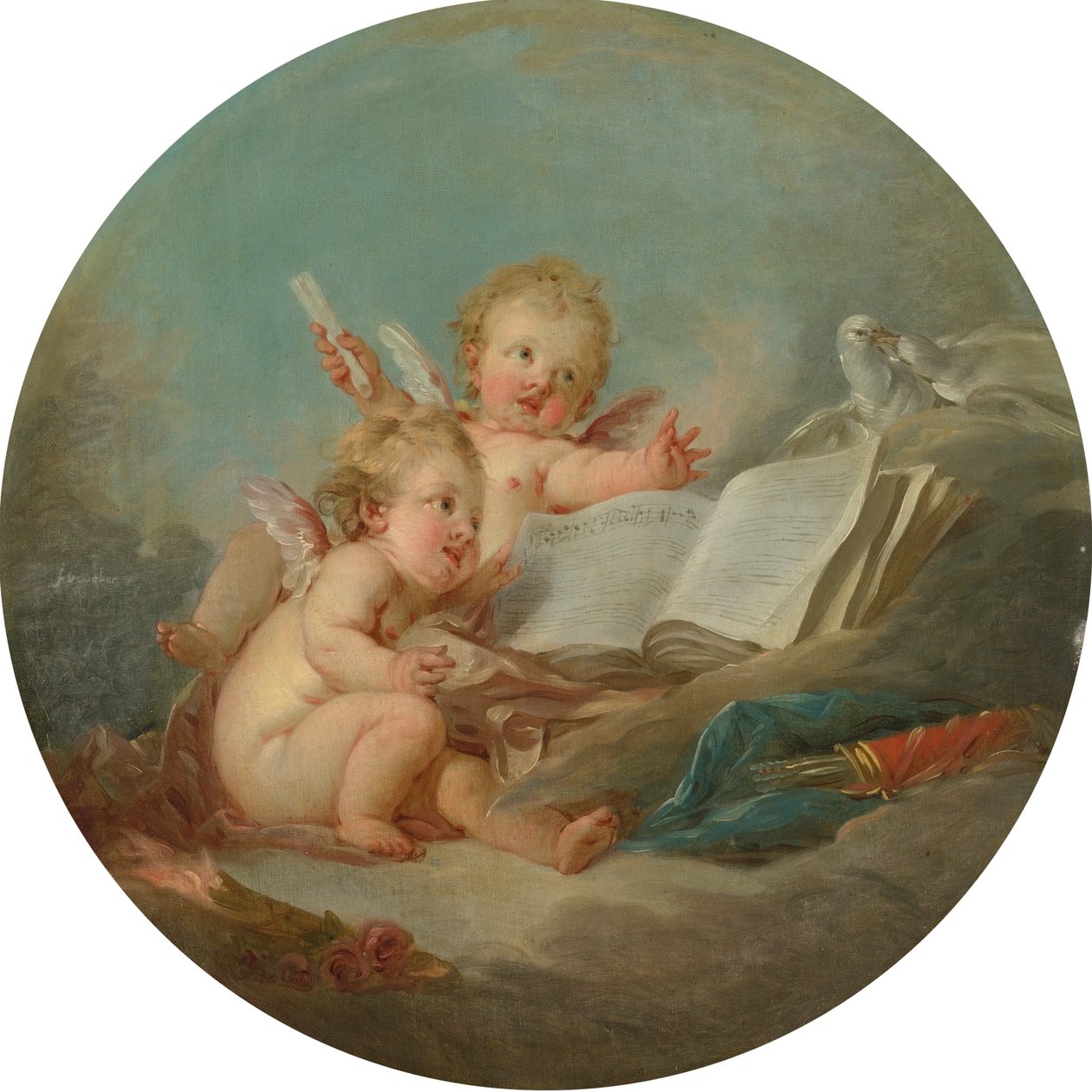 Musiikin allegoria tekijältä François Boucher