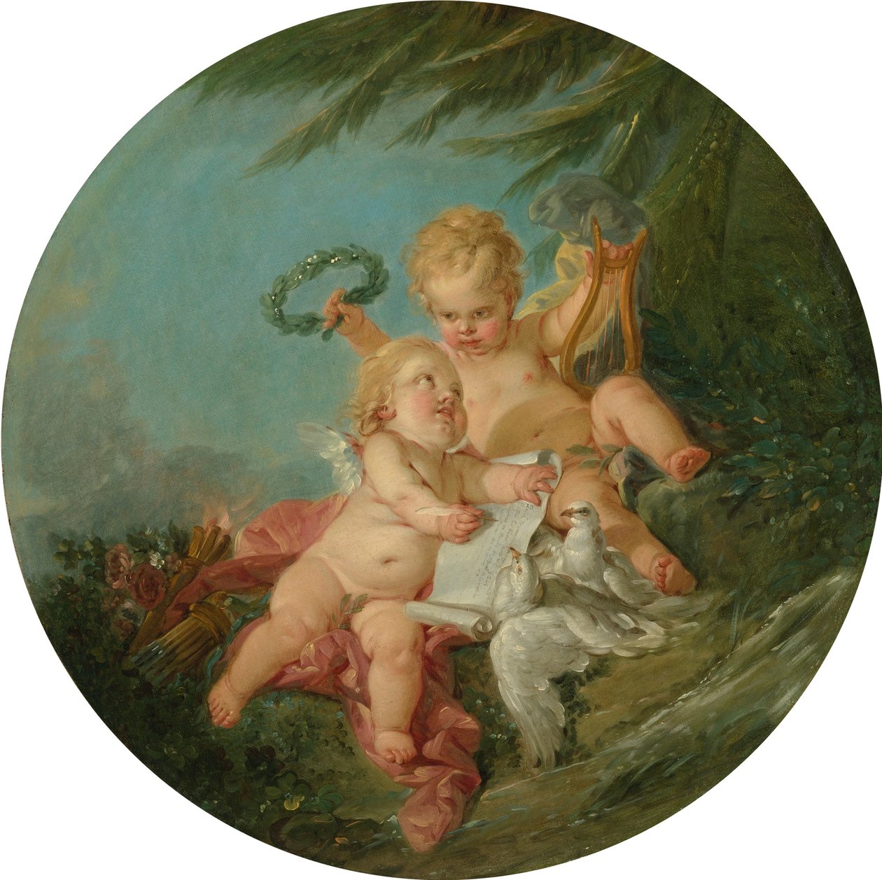 Runon vertauskuva tekijältä François Boucher