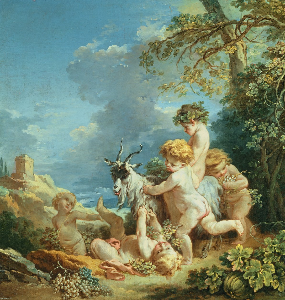 Syksy, 1731 tekijältä François Boucher