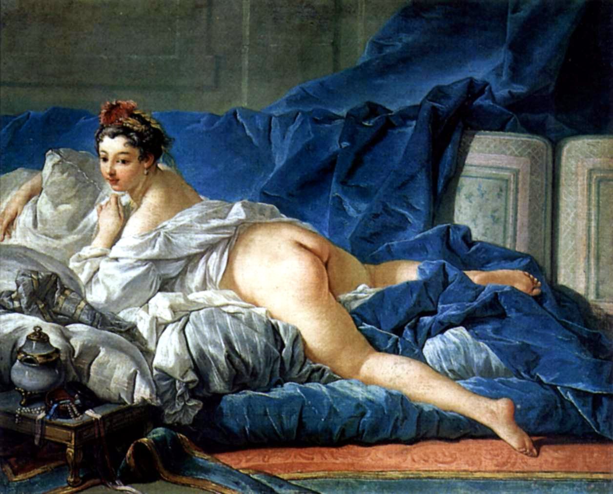 Ruskea Odalisque tekijältä François Boucher