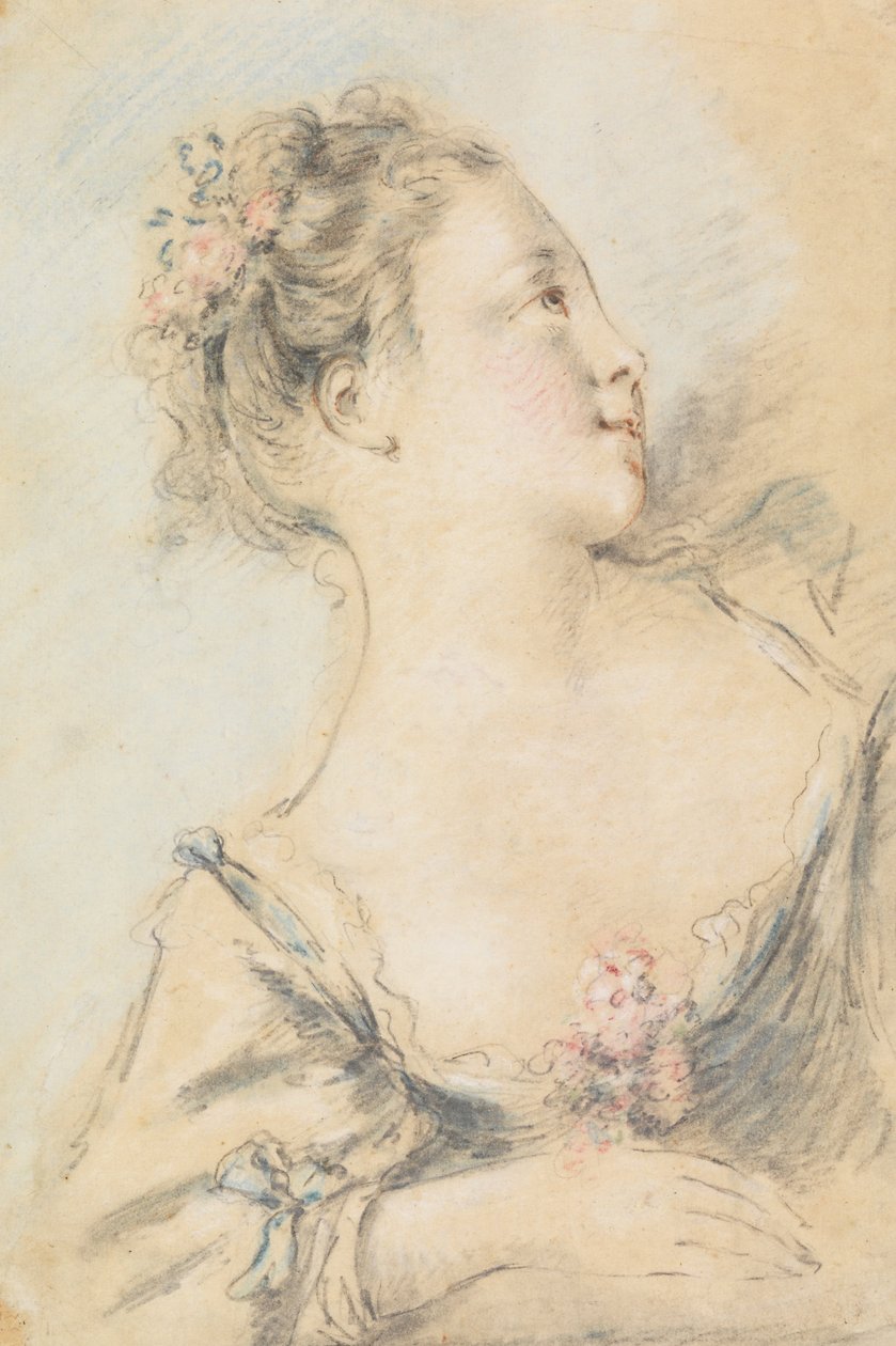 Nuoren tytön rintakuva tekijältä François Boucher