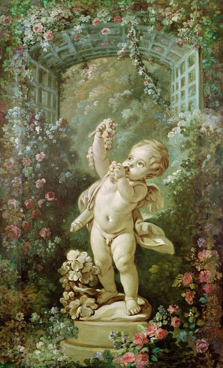 Amor viinirypäleillä tekijältä François Boucher