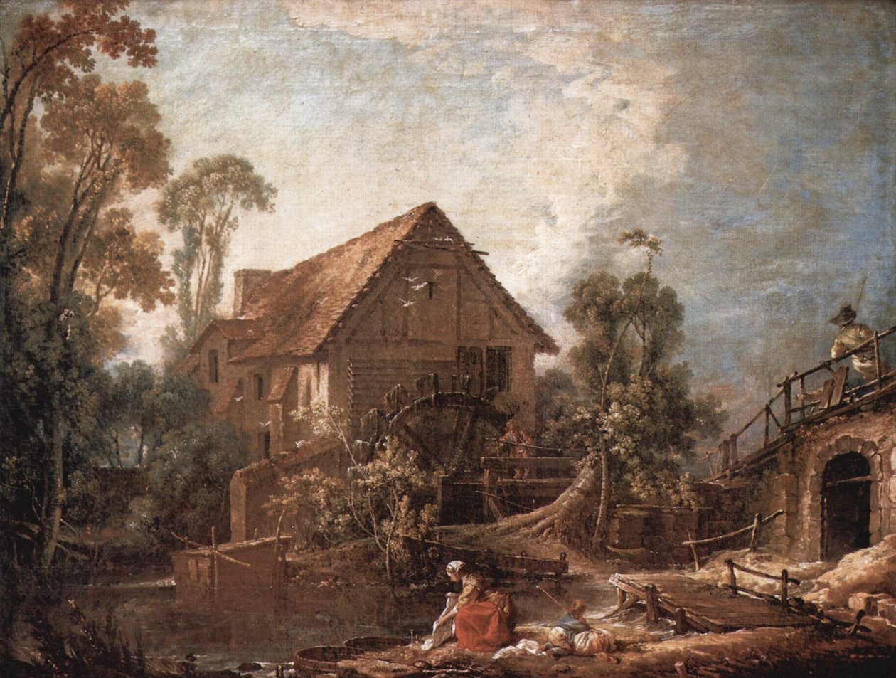 Die Mühle tekijältä François Boucher