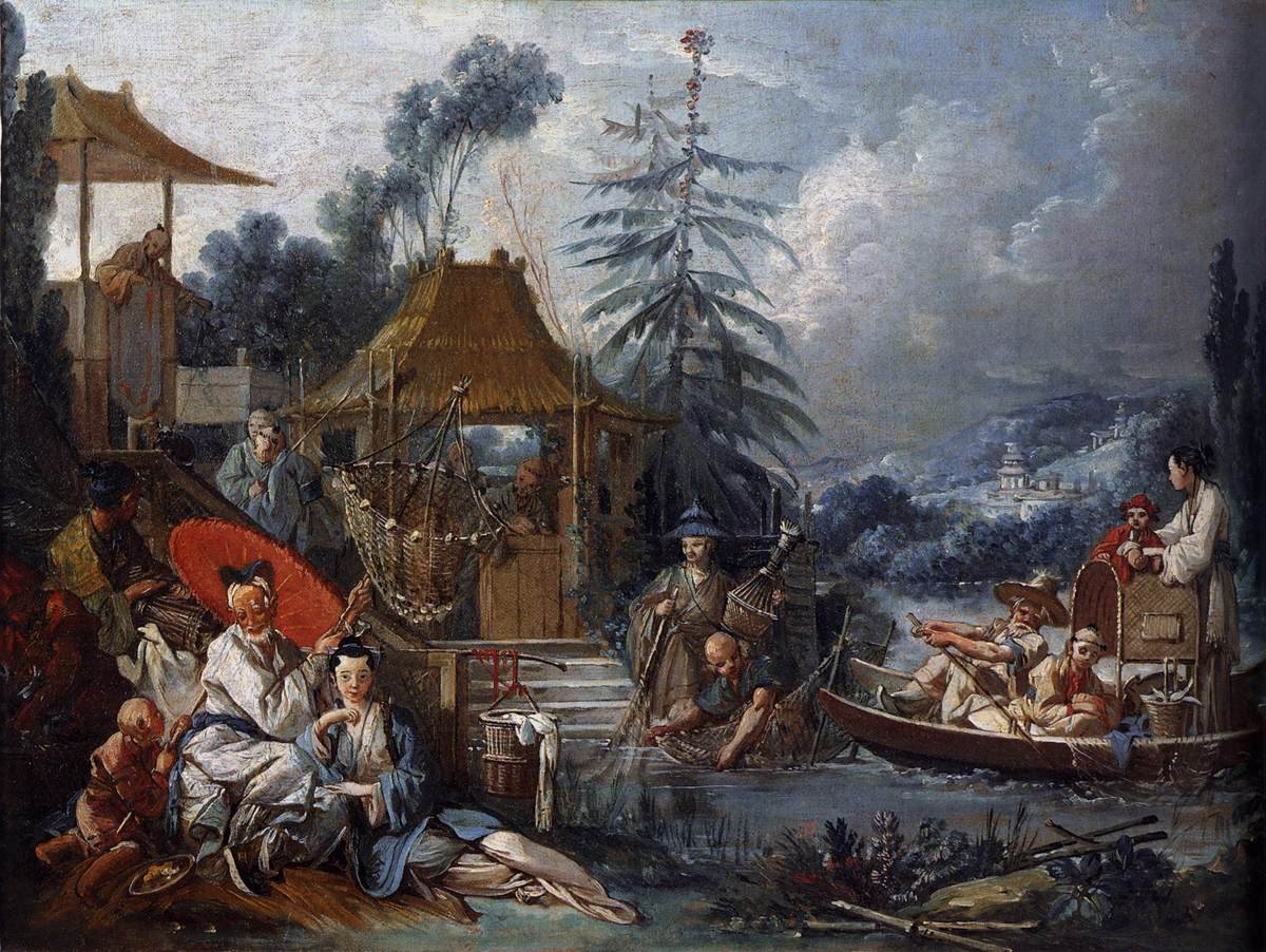 La Pêche chinoise tekijältä François Boucher