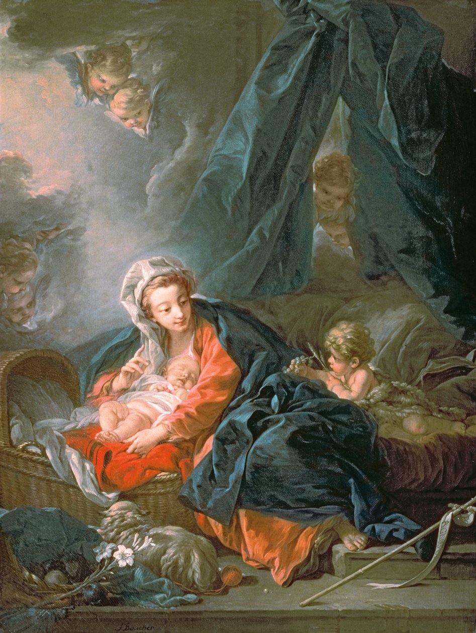 Madonna ja lapsi, 1700-luku tekijältä François Boucher