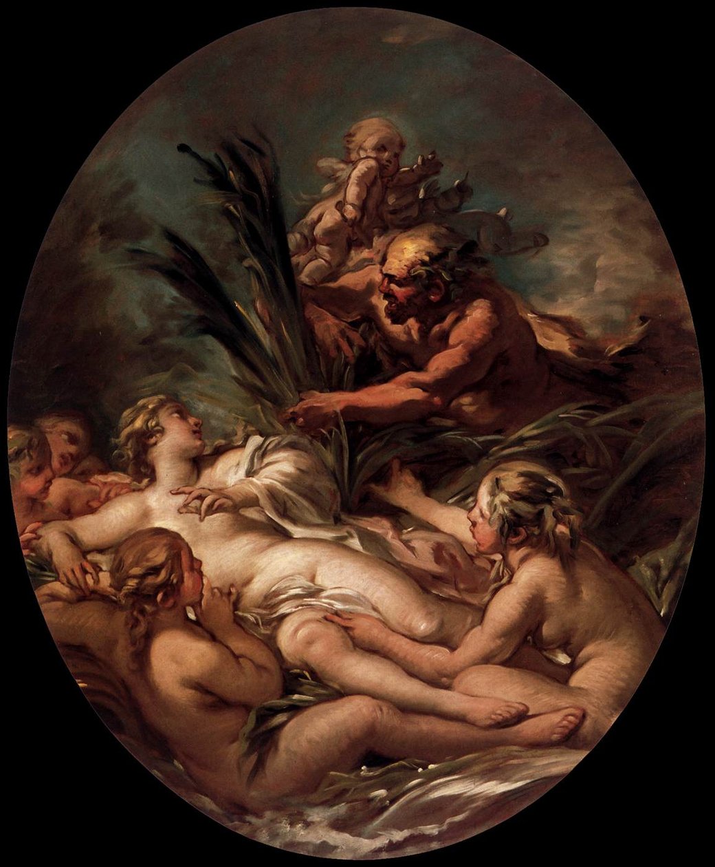 Pan ja Syrinx tekijältä François Boucher