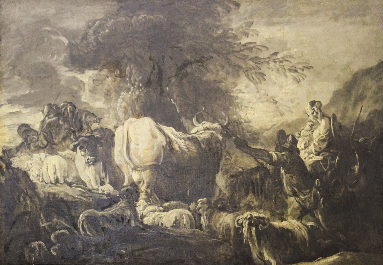 Pastoraalinen kohtaus tekijältä François Boucher