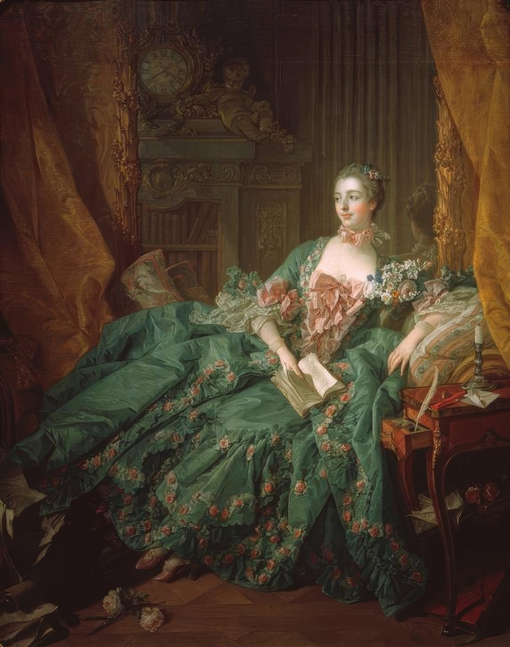 Pompadour, Jeanne Antoinette Poisson, tekijältä François Boucher