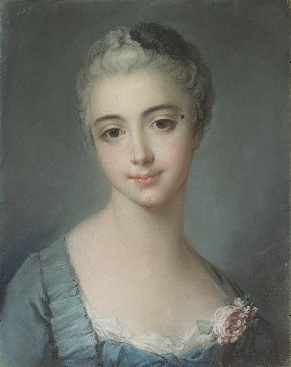 Muotokuva nuori nainen tekijältä François Boucher
