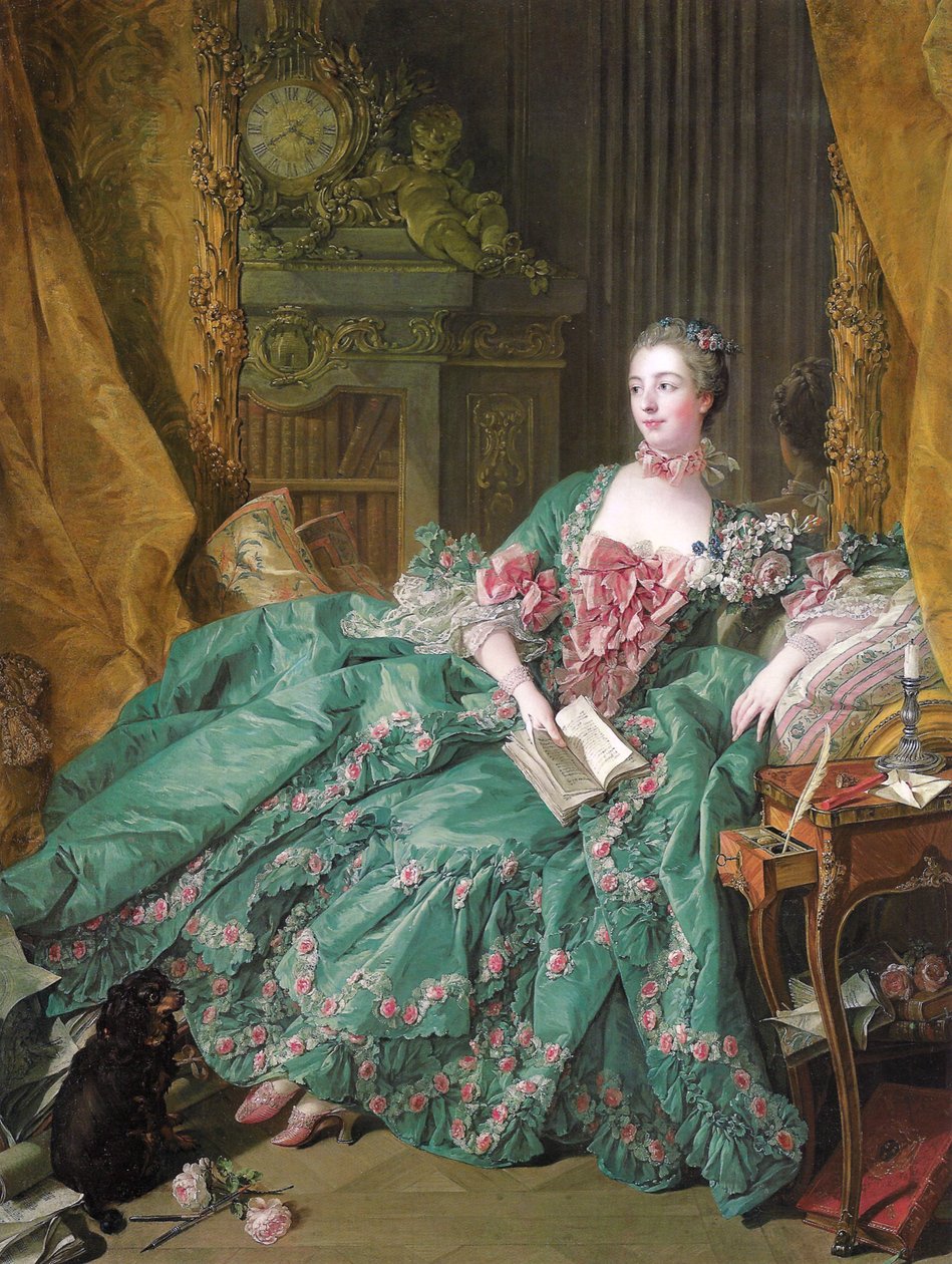 Madame de Pompadourin muotokuva (1721-1764) tekijältä François Boucher