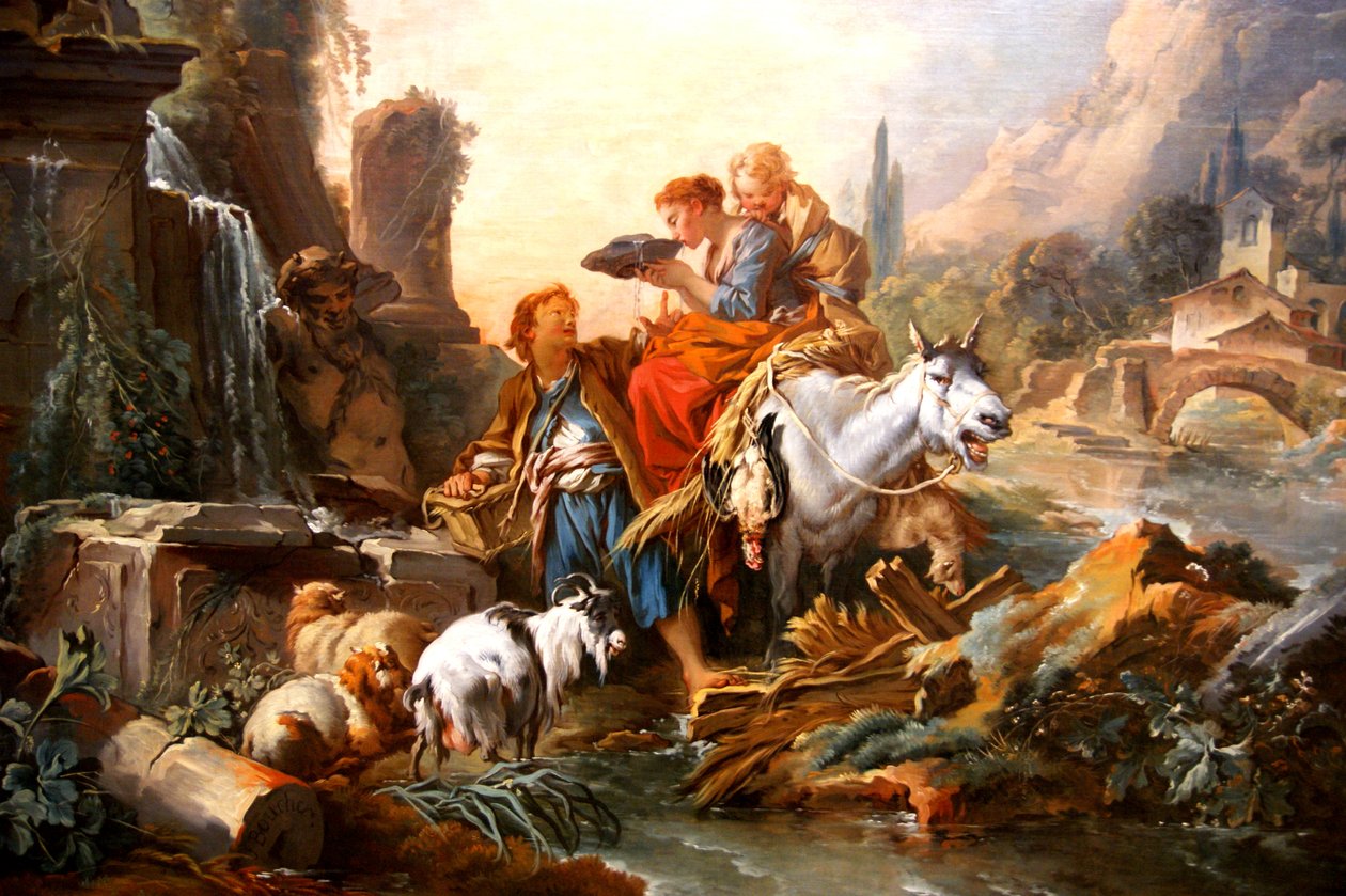 Rast am Brunnen Alte Pinakothekissa tekijältä François Boucher