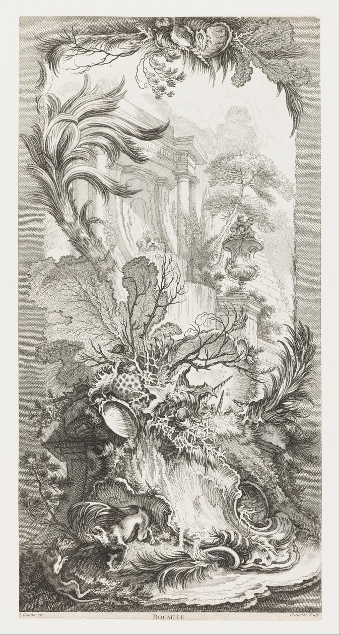 Rocaille (rokokoo -muotoilu), Uudet kappaleet näytöille (uudet käsitteet näytöille) tekijältä François Boucher