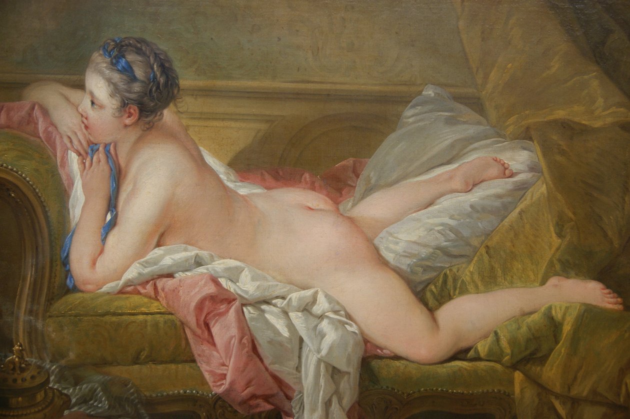 Ruhendes Mädchen tekijältä François Boucher