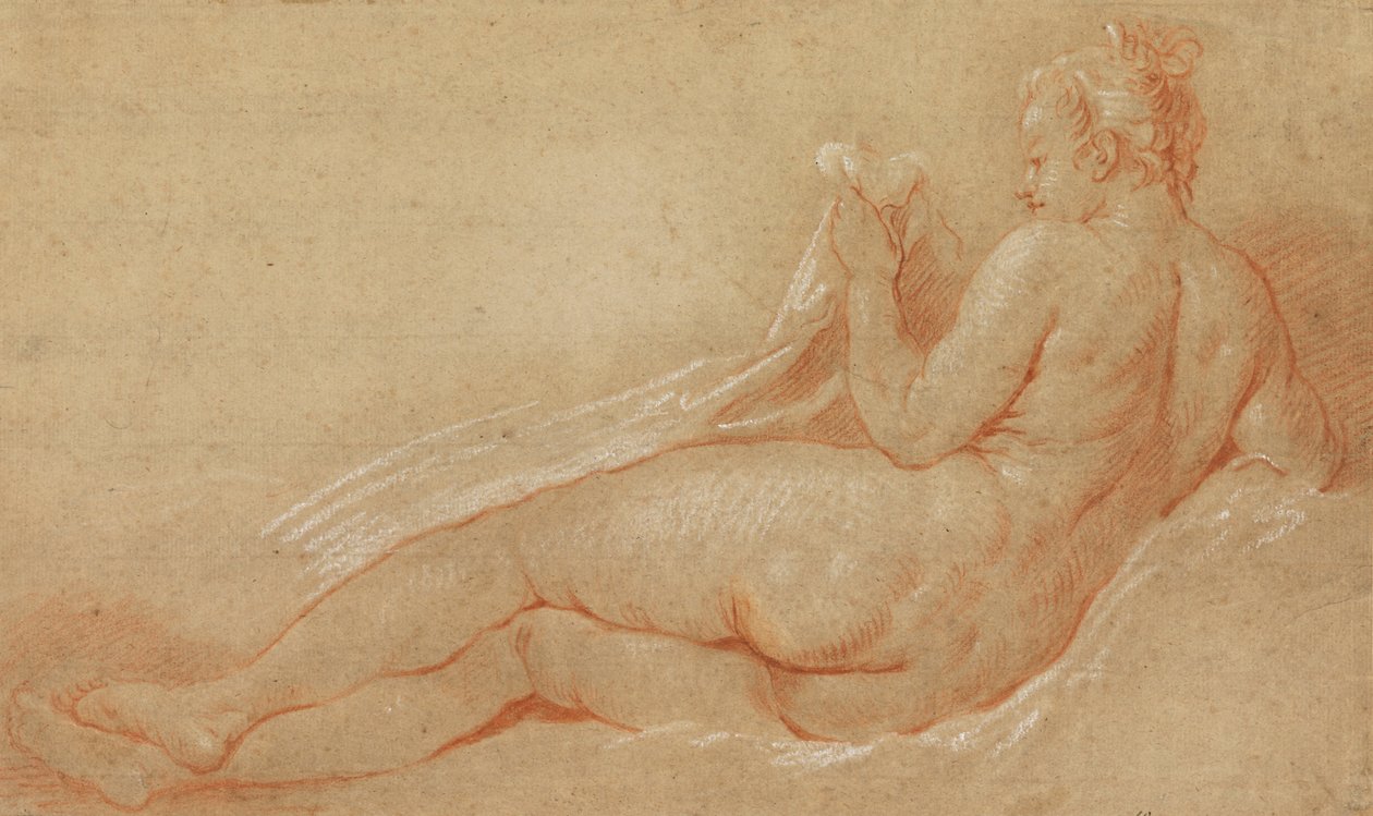 Tutkimus makuuasentoon alaston tekijältä François Boucher