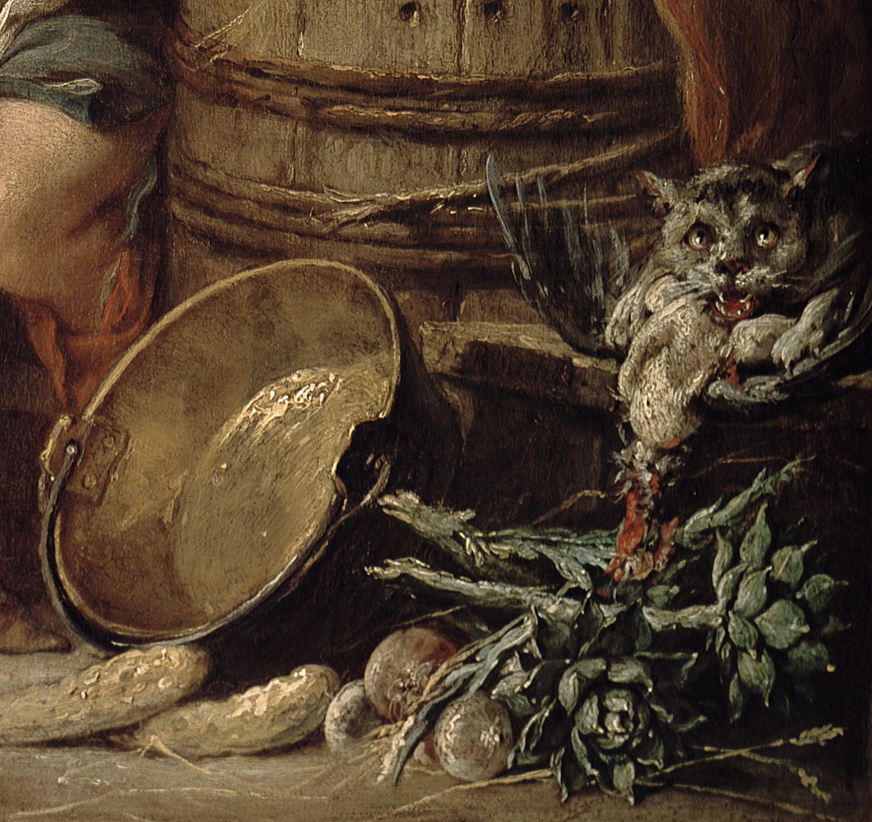 The Beautiful Kitchen Maid (yksityiskohta 239932) tekijältä François Boucher
