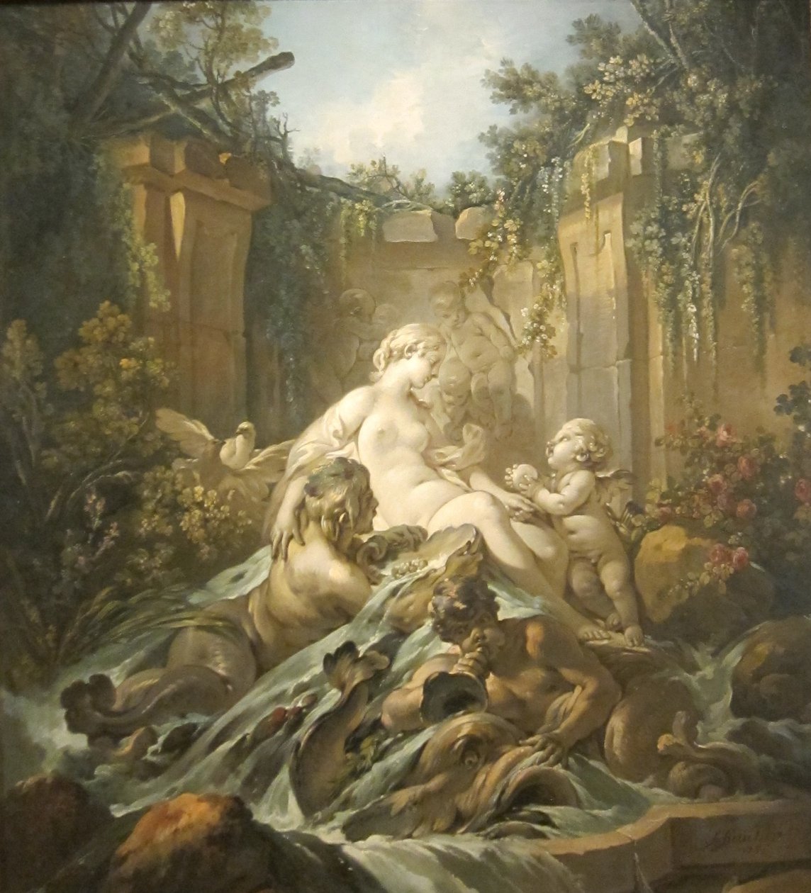 Venuksen suihkulähde tekijältä François Boucher