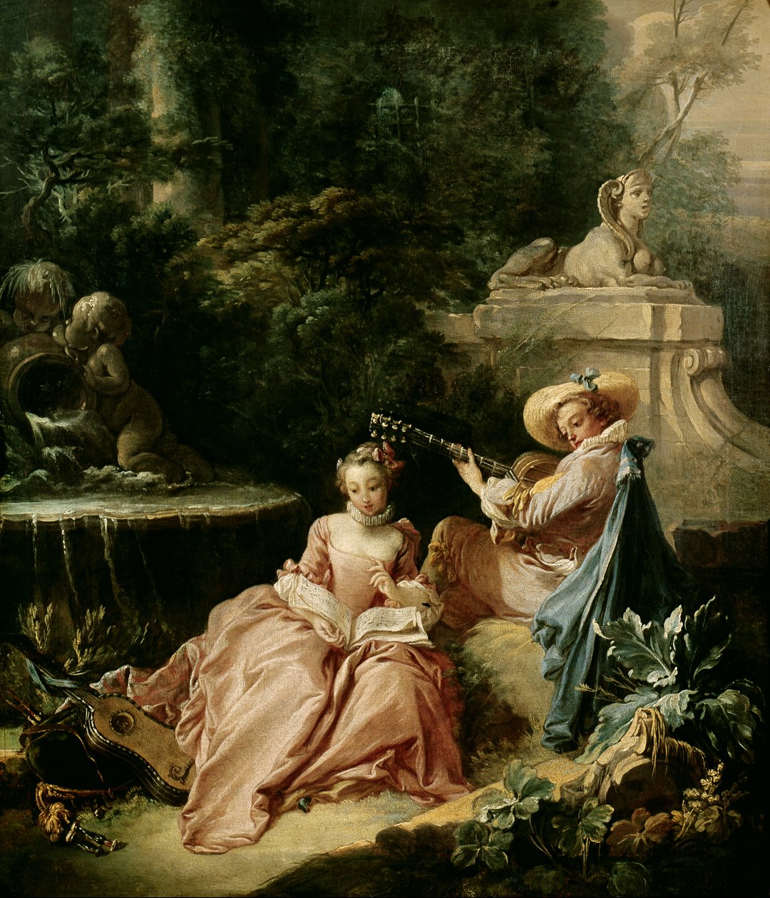 Musiikkitunti, 1749 tekijältä François Boucher