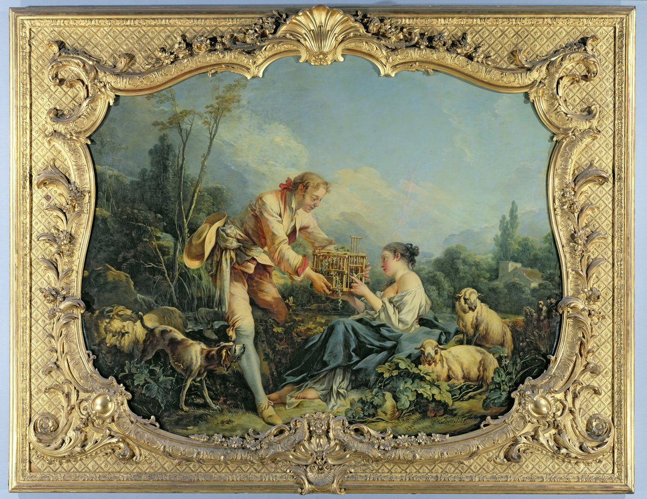 Velvollinen paimen tekijältä François Boucher