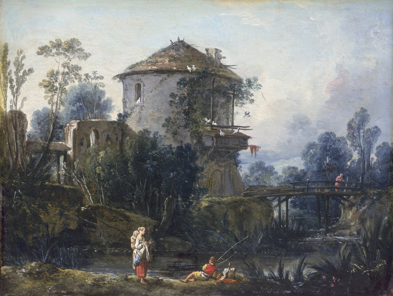 Vanha kyyhkynen tekijältä François Boucher